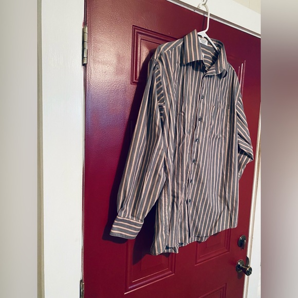 Concepts By Claiborne Men's Button Up Long Sleeve Shirt Size 16-1/2 (34-35) - Picture 3 of 16